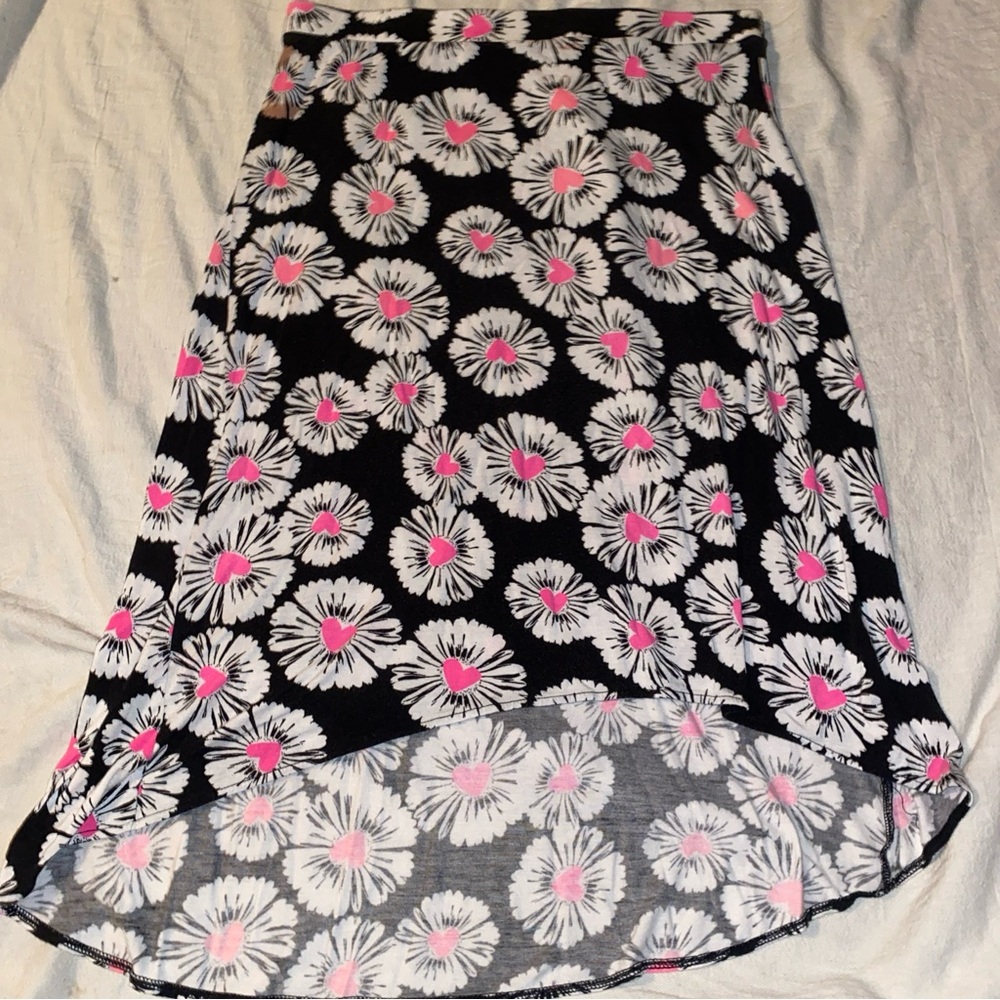 Total Girl Skirt Size XL 18 1/2 Plus Hi Lo